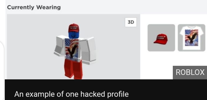 Roblox Accounts Hacked To Support Donald Trump - roblox accounts hacked