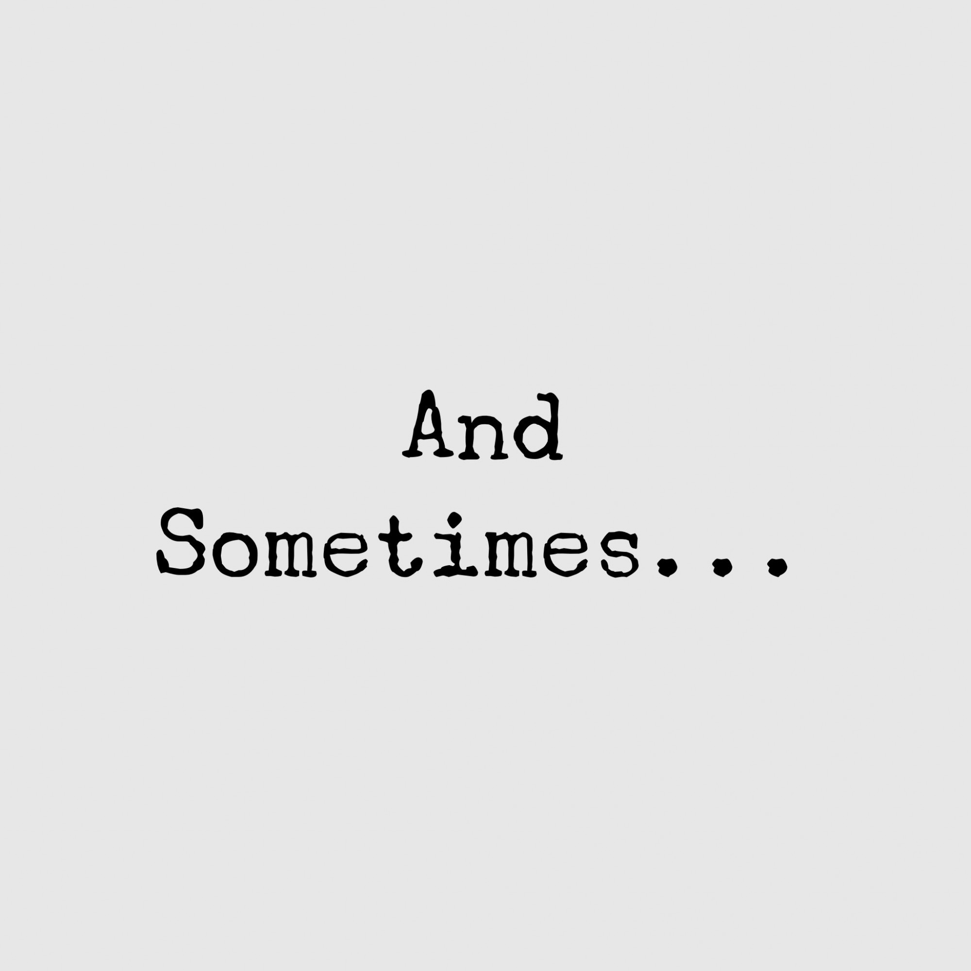 Sometimes время. Sometimes время